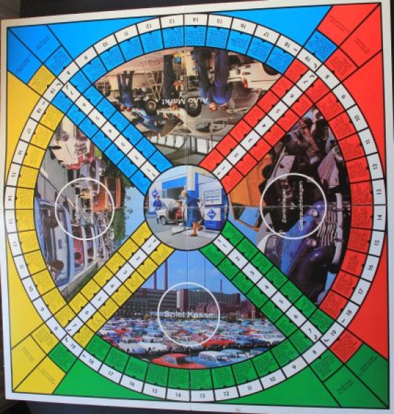 BV Aral "Auto-Börse" 1971 Automobil-Tankstellen Brettspiel im Originalkarton (1511)